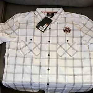 XL Harley-Davidson Button Up Dry Fit